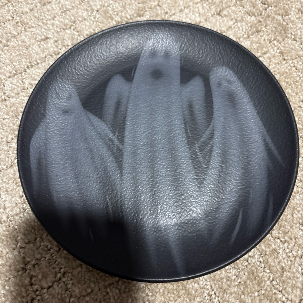 Halloween Ghost Plate Mesa Brasil Dinnerware Made In Brazil Salad 7.5”